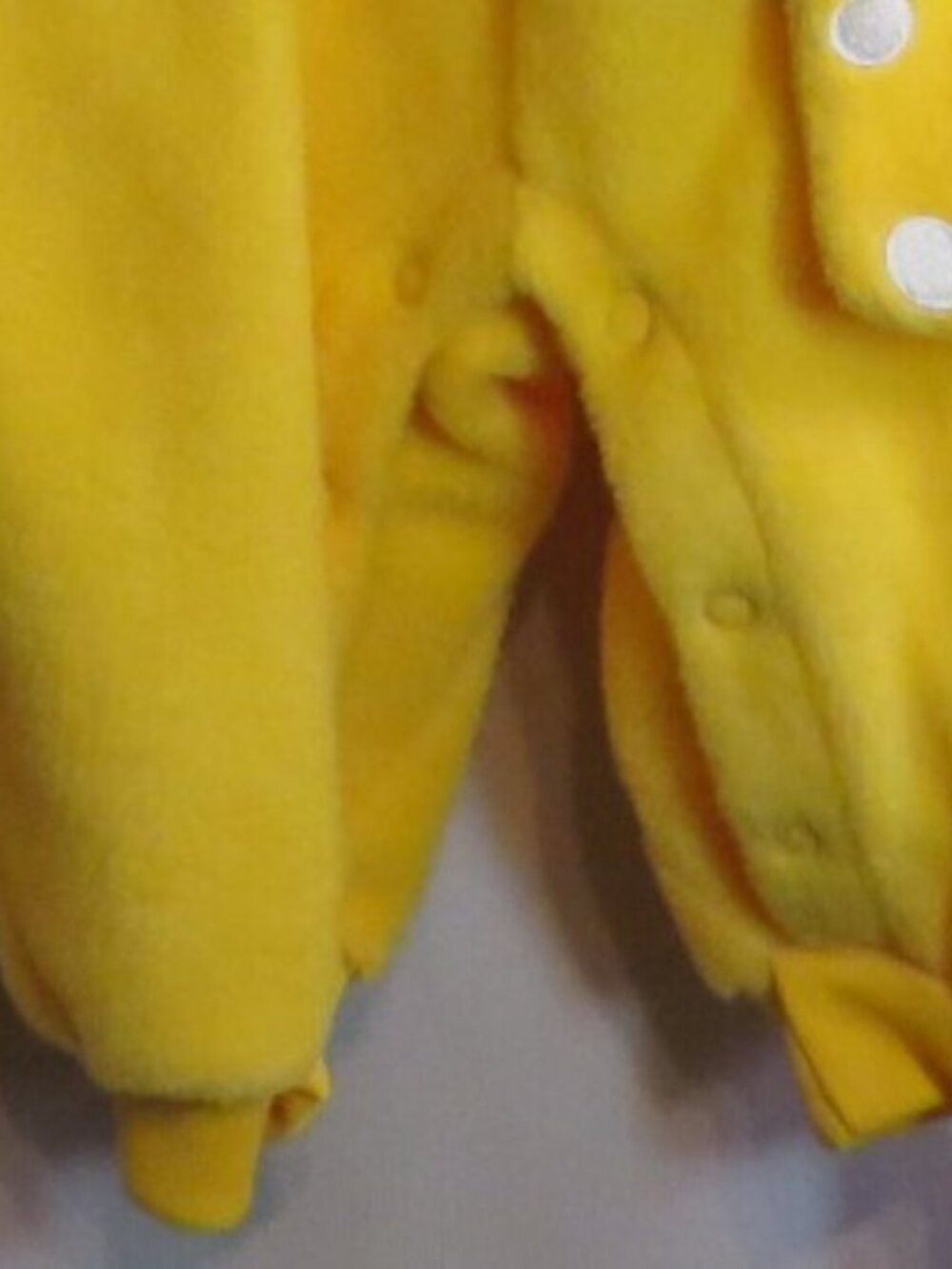Baby Lion Costume Bodysuit Hooded Mane Mittens Attached 3-6 Months Fleece - Picture 7 of 10